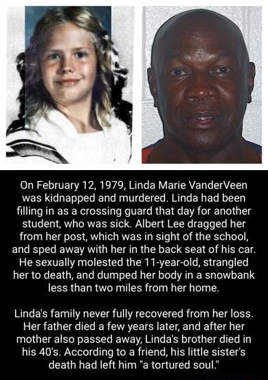 On February 12 1979 Linda Marie Vanderveen Was Kidnapped And Murdered