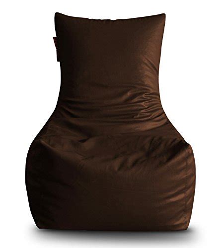 Style Homez Premium Leatherette XXXL Bean Bag Chair Chocolate Brown