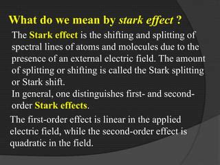 StarkEffect.ppt | Free Download