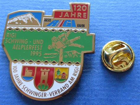 Pins Rigi Schwing Und Aelplerfest Wappen Limitiert Kaufen Auf