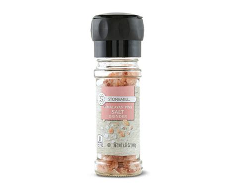 Sea Salt Or Himalayan Pink Salt Grinder Stonemill Aldi Us