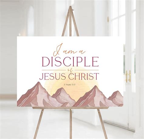 2024 Lds Youth Theme I Am A Disciple Of Jesus Christ 2024 Etsy Uk In