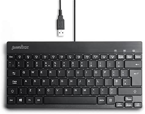 Perixx Periboard B Uk Wired Usb Ergonomic Small Split Keyboard