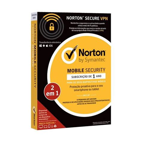 Symantec Norton Mobile Security 1 Ano Norton Secure Vpn Kuantokusta