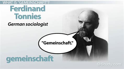 Gemeinschaft vs. Gesellschaft | Definition, Examples & Types - Lesson ...