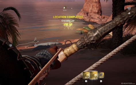 Assassins Creed Origins Guide And Walkthrough Arsinoe Nome Crocodile Lair Location