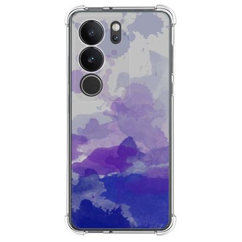 Funda Silicona Antigolpes Para Vivo V29 5g Diseño Acuarela 09 Dibujos