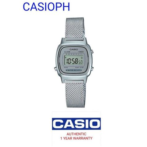 Casio Vintage La Wem La Mesh Strap Lazada Ph