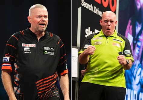 European Darts Open Clash Tussen Michael Van Gerwen En Raymond Van