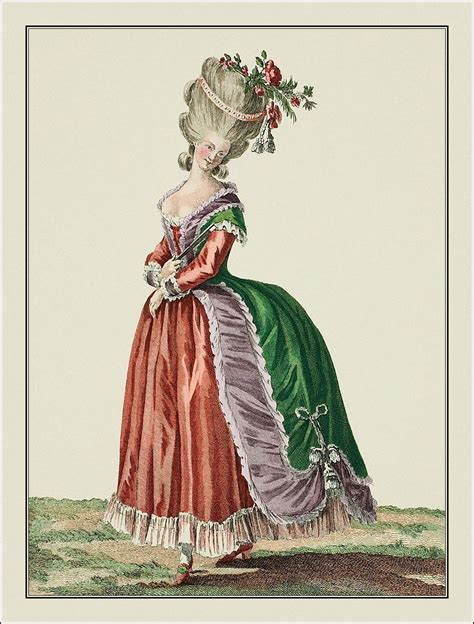 Galerie Des Modes Et Costumes Français 1778 1787 Rococo Fashion French