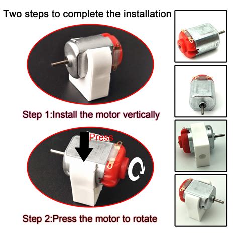 Eudax 6 Set Dc Motors Kit Mini Electric Hobby Motor 3v 12v 25000 Rpm