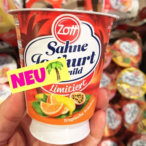 ZOTT SAHNE JOGHURT KARIBIK EDITION TROPISCHE FRÜCHTE PRODUKTNEUHEIT