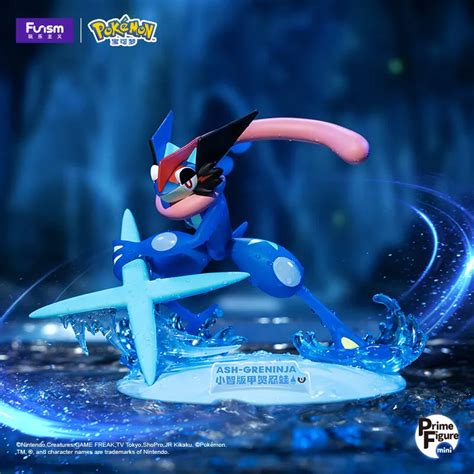 Genuine Pokemon Trendy Toy 10cm Greninja Action Figure Toy Collection