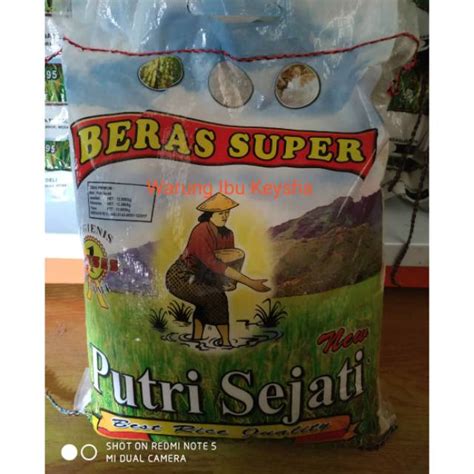 Jual Beras Super Putri Sejati 5Kg Shopee Indonesia