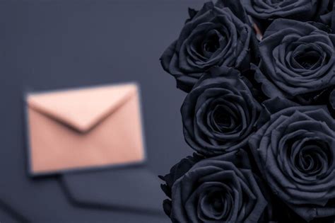 Premium Photo Love Letter And Flowers Delivery On Valentines Day