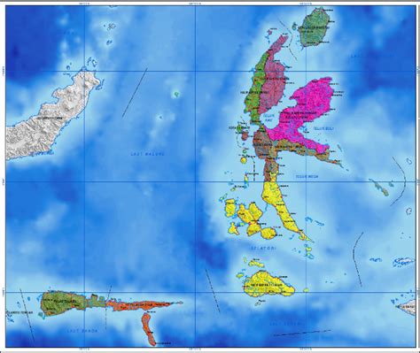 Letak Geografis Kabupaten Dan Kota Di Provinsi Maluku Utara Malut