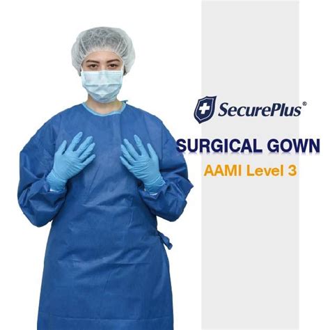 Secureplus® Sterile Reinforced Surgical Gown Aami Level 3