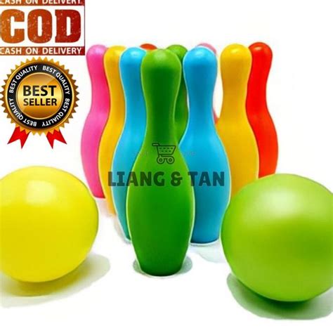 Jual Mainan Anak Bola Bowling Boling Bolling Ball Set Olahraga Sport