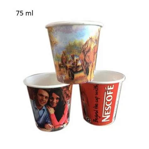 Multicolor 75ml Printed Paper Coffee Cup For Event At Rs 32 Piece In