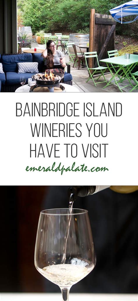 Bainbridge Island Wineries: Unique Wines in the Puget Sound