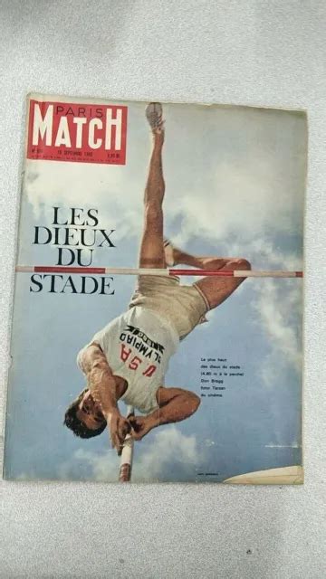 PARIS MATCH Nº596 Septembre 1960 Bon état EUR 4 00 PicClick FR