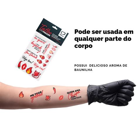 Tatoo Tatuagem Temporaria Sex Super Erótica Tesão 18 Adesivos Shopee