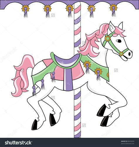 Carousel horse clipart - Clipground