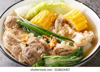 Bulalo Filipino Boiled Soup Made Bonein Stock Photo 2228624307 ...