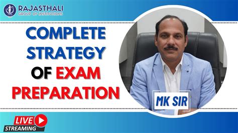 Complete Strategy Of Exam Preparation By MK Sir Curriculum Syllabus