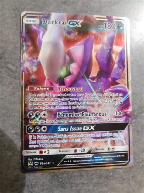 Carte Pok Mon Darkrai Gx A Coffret L Gendes Brillantes Ultra Rare