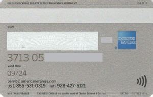 Bank Card American Express Platinum Metal Charles SCHWAB 12 18