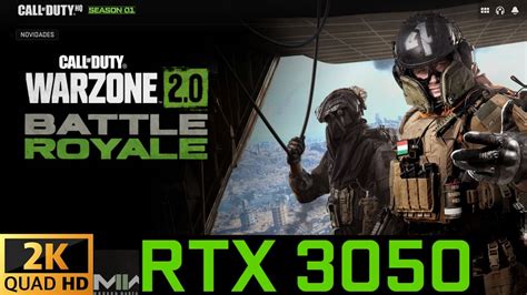 ²ᴷ⁶⁰ RTX 3050 Call of Duty WARZONE 2 0 Teste de desempenho DLSS