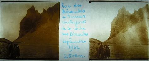 Plaque Photo St R Oscopique Photographie Lac Des B Raudes Hautes Alpes