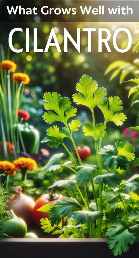 What To Plant With Cilantro In Companion Planting Growing