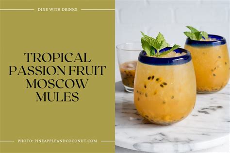 20 Best Vodka And Passion Fruit Cocktails Dinewithdrinks