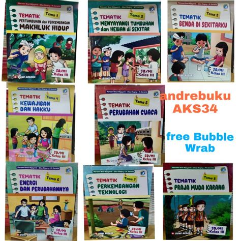 Jual Buku Tematik Sd Kelas Tema Kurikulum Bumi