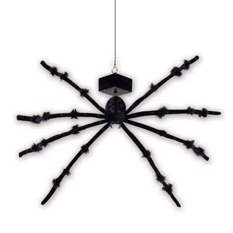 38 Dropping Spider With Sound Animated Prop Halloween Spider