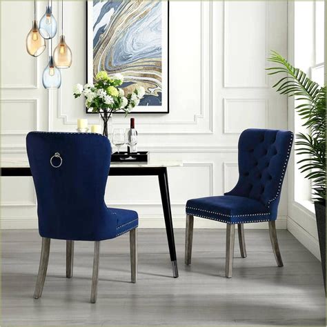 Blue And White Dining Room Chairs Dining Room Home Design Ideas