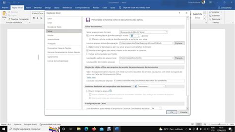 Como Salvar Documento Do Word A CADA MINUTO AUTOMATICAMENTE YouTube