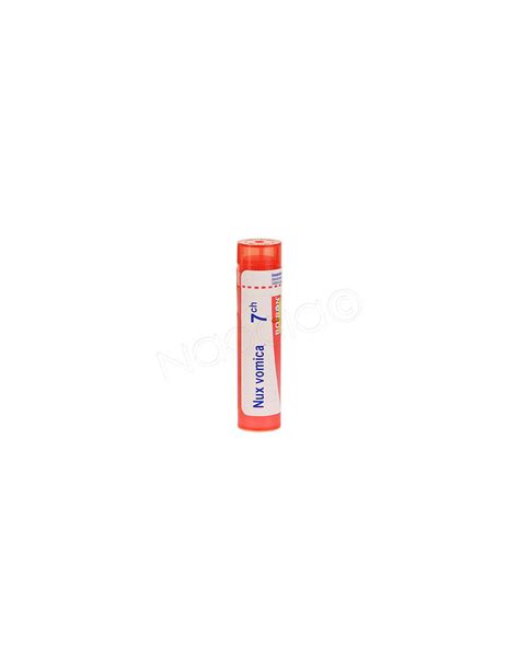 Nux Vomica Tube Granules Boiron 4g 7CH Rouge Archange Pharmacie En Ligne