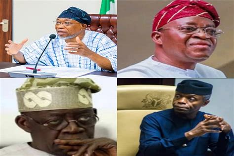 Oyetola Aregbesolas Factions Bicker Over Tinubu Osinbajo The