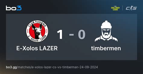 E Xolos Lazer Vs Timbermen Cs2 Match At Esl Challenger League Season