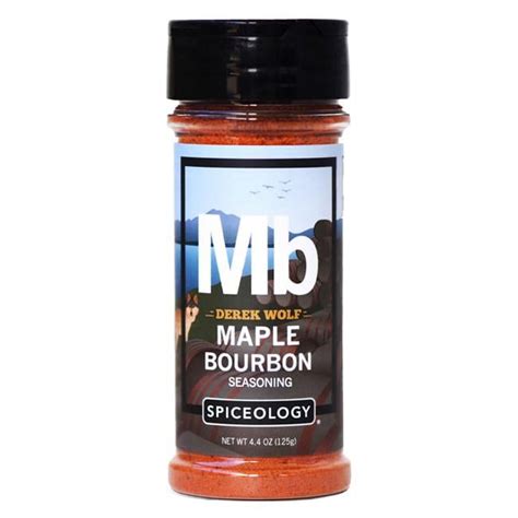 Spiceology Derek Wolf Maple Bourbon BBQ Rub 4 4 Oz Walmart