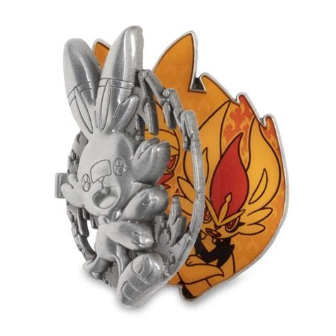 Scorbunny Raboot And Cinderace Evolution Pokémon Pin Pokémon Center Uk