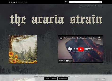 The Acacia Strain Official Online Store Merch Music Downloads