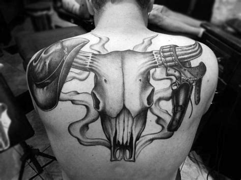 Classic Cowboy Tattoos For Men Inspiration Guide Cowboy