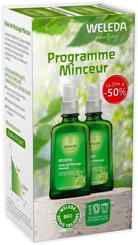 Weleda Huile De Massage Minceur Au Bouleau Lot De 2 X 100 Ml Amazon