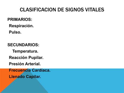 Signos Vitales Taps El Oro Ppt Descarga Gratuita