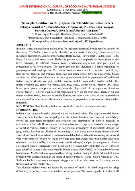 PDF IJFANS INTERNATIONAL JOURNAL OF FOOD AND NUTRITIONAL SCIENCES