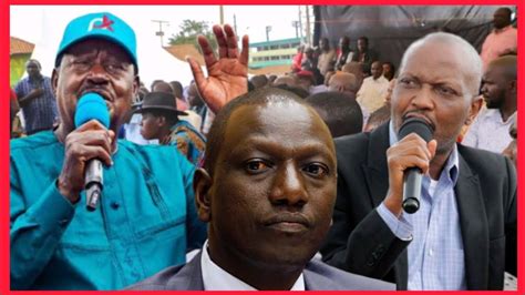 RUTO IN TROUBLE AS MOSES KURIA SUPPORTS RAILA S AGENDAS IN THIER